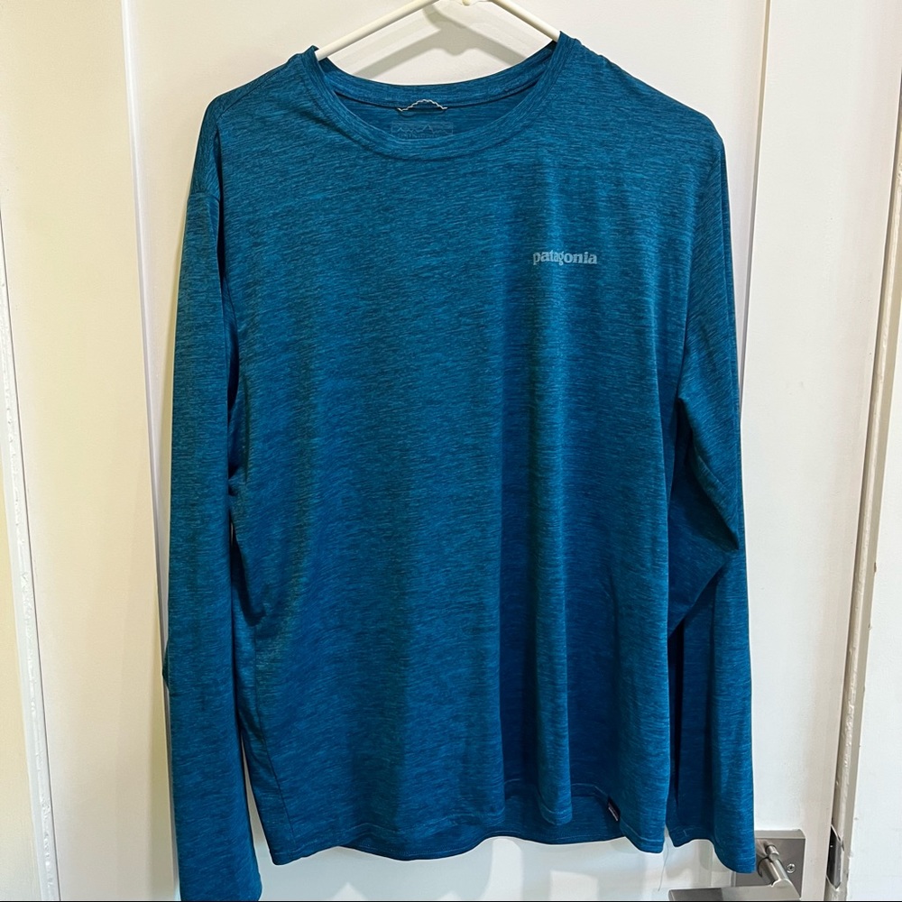 Mens Large Patagonia Dry Fit Long-sleeve